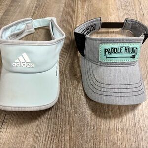 Adidas and Paddle Hound Visor Set - Gray and Mint